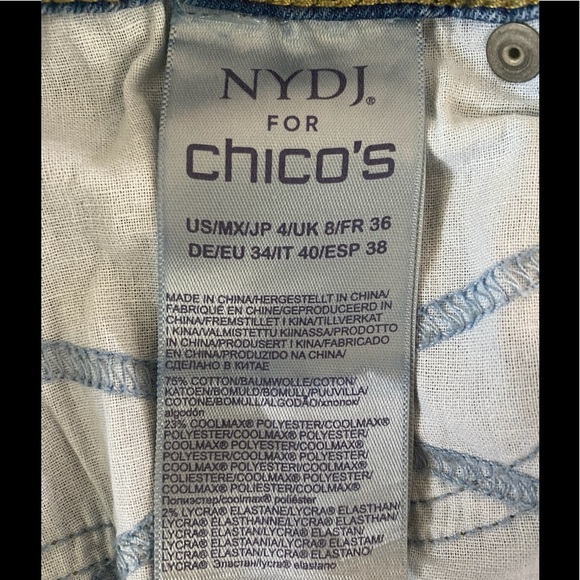 NYDJ For Chico’s Slim Crop Jeans - Picture 5 of 7